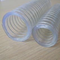 PVC透明钢丝螺旋增强软管